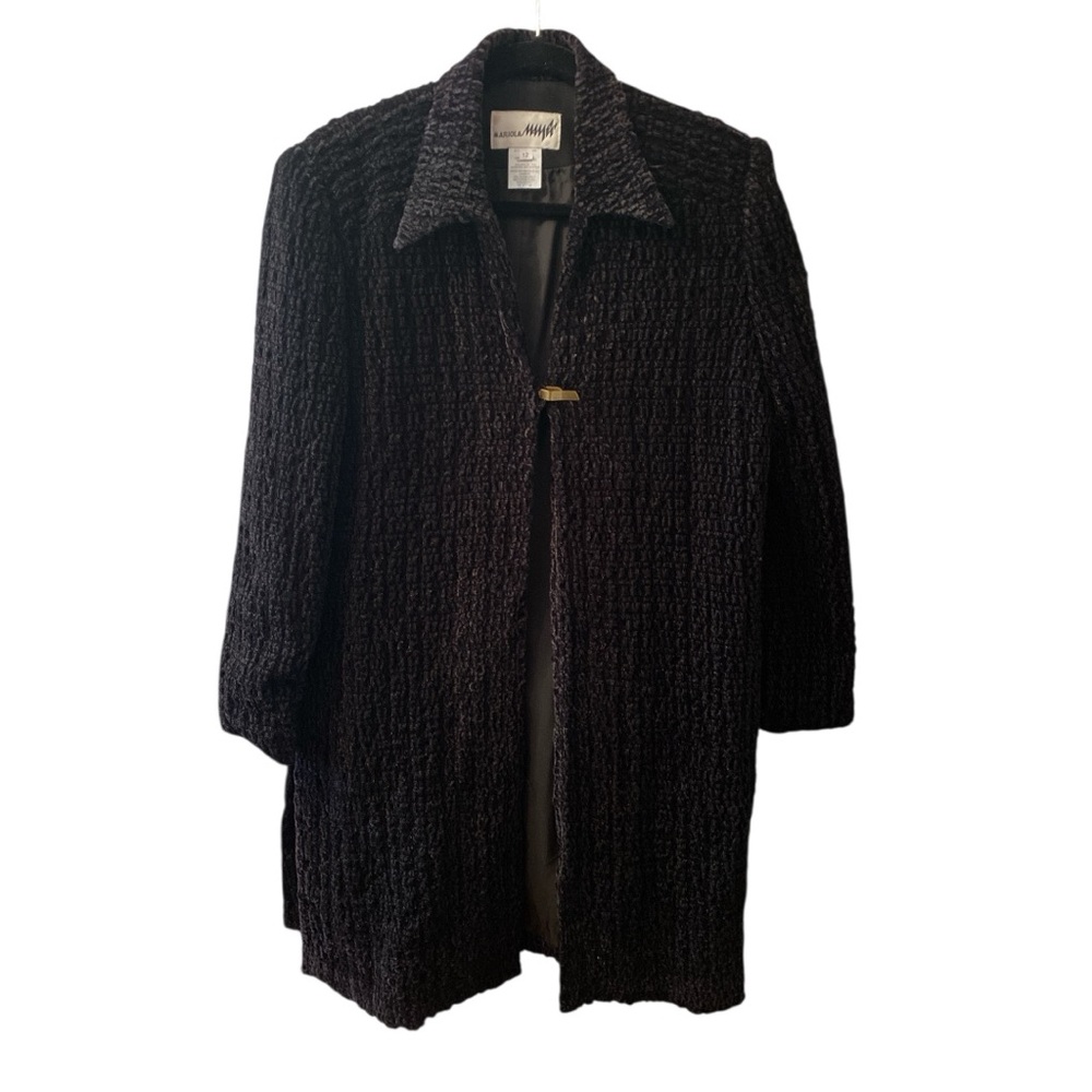Mariela Canada Black 2 piece Dress & Long Jacket Size 12